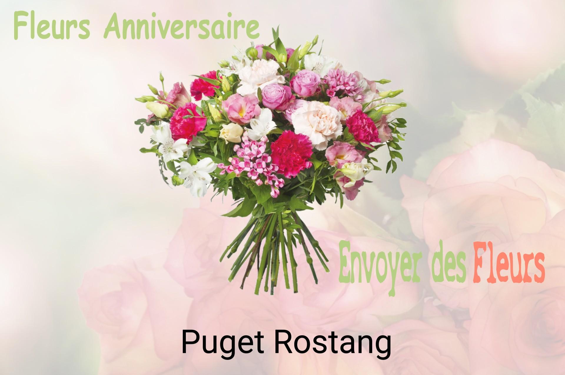 Bouquet de fleurs d’anniversaire livré à Puget-Rostang