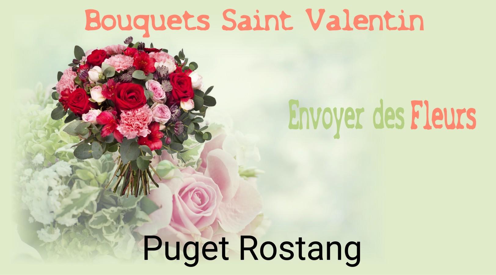 Roses de Saint-Valentin livrées à Puget-Rostang